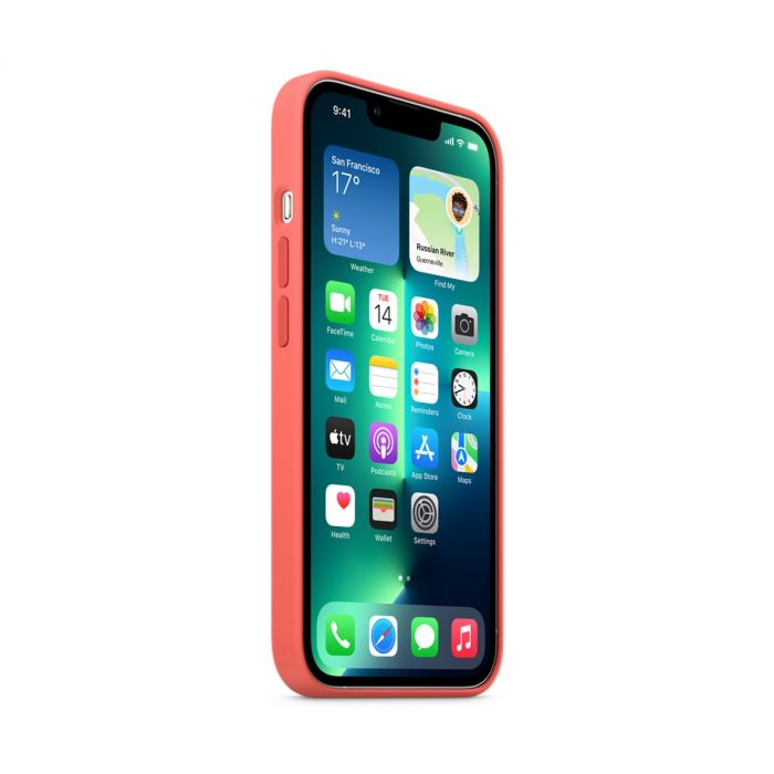 Husa iPhone 13 Pro Max Apple cu MagSafe , Silicon - Culoare Pink Pomelo