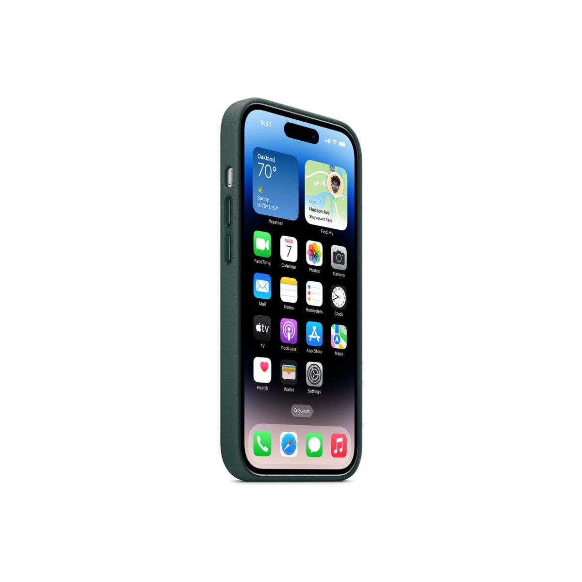 Husa iPhone 14 Pro Max Apple cu MagSafe , Piele -Forest Green