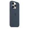 Husa de protectie Apple cu MagSafe pentru iPhone 14 Pro Max, Silicon,Storm Blue - mag-genius-accesorii