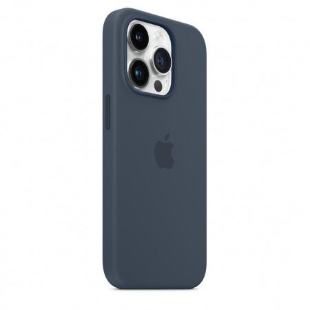 Husa de protectie Apple cu MagSafe pentru iPhone 14 Pro Max, Silicon,Storm Blue - mag-genius-accesorii