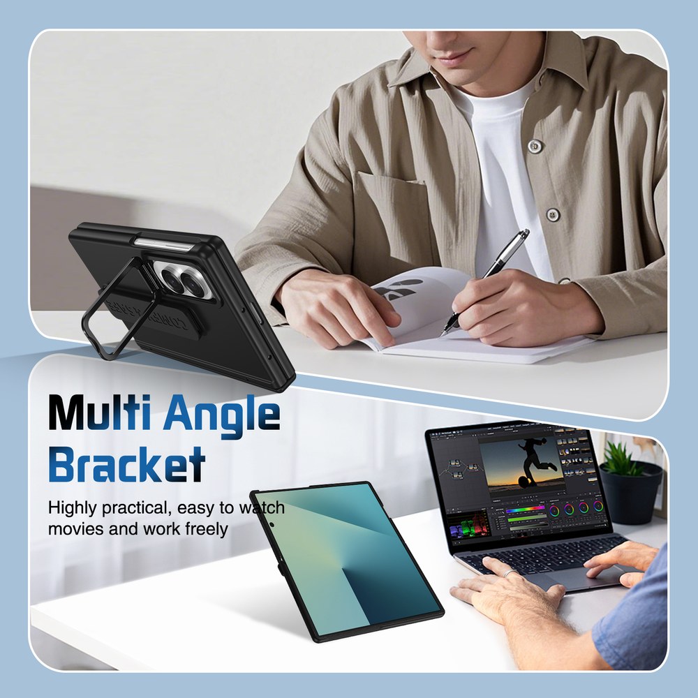 Husă Samsung Z Fold 8 CamBracket integrală, Black