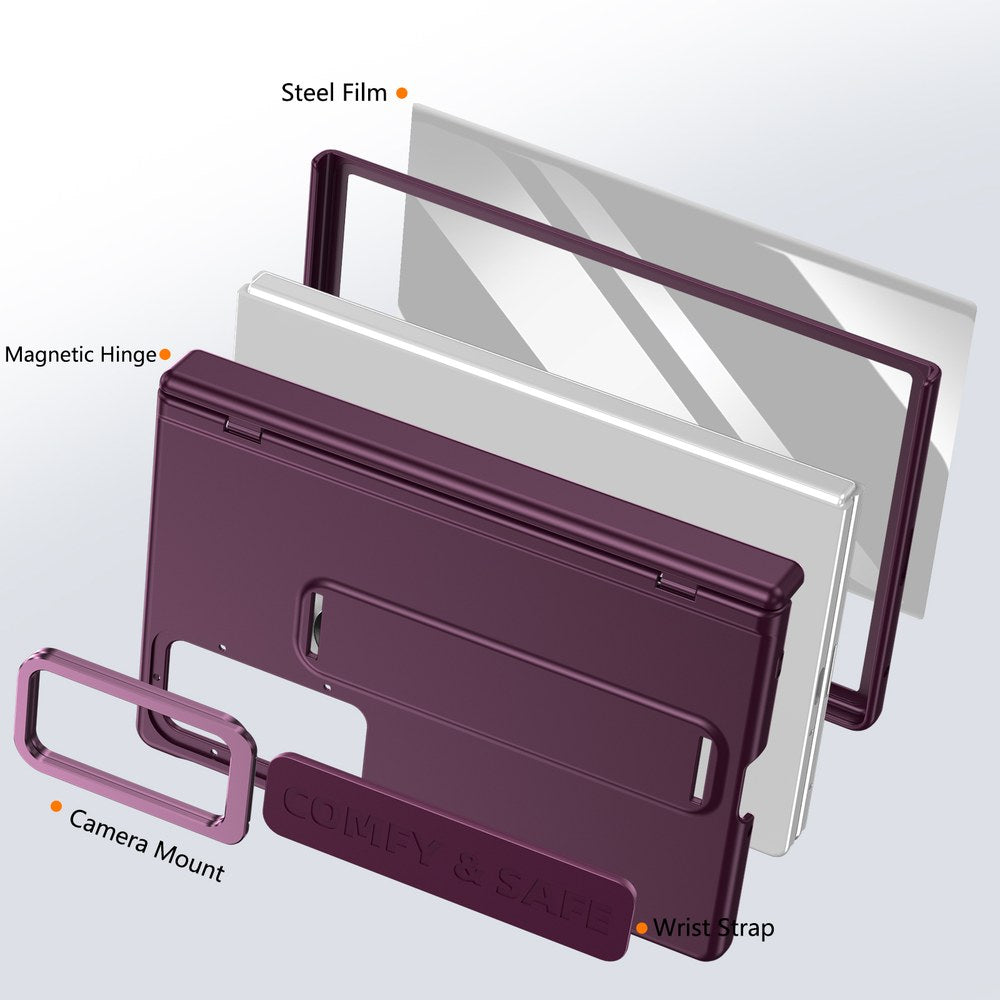 Husă Samsung Z Fold 8 CamBracket integrală, Bordo