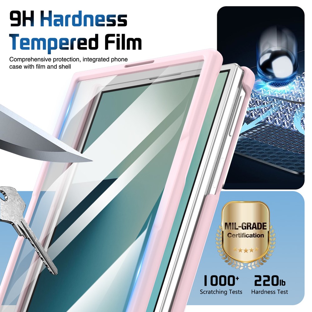 Husă Samsung Z Fold 8 CamBracket integrală, Pink