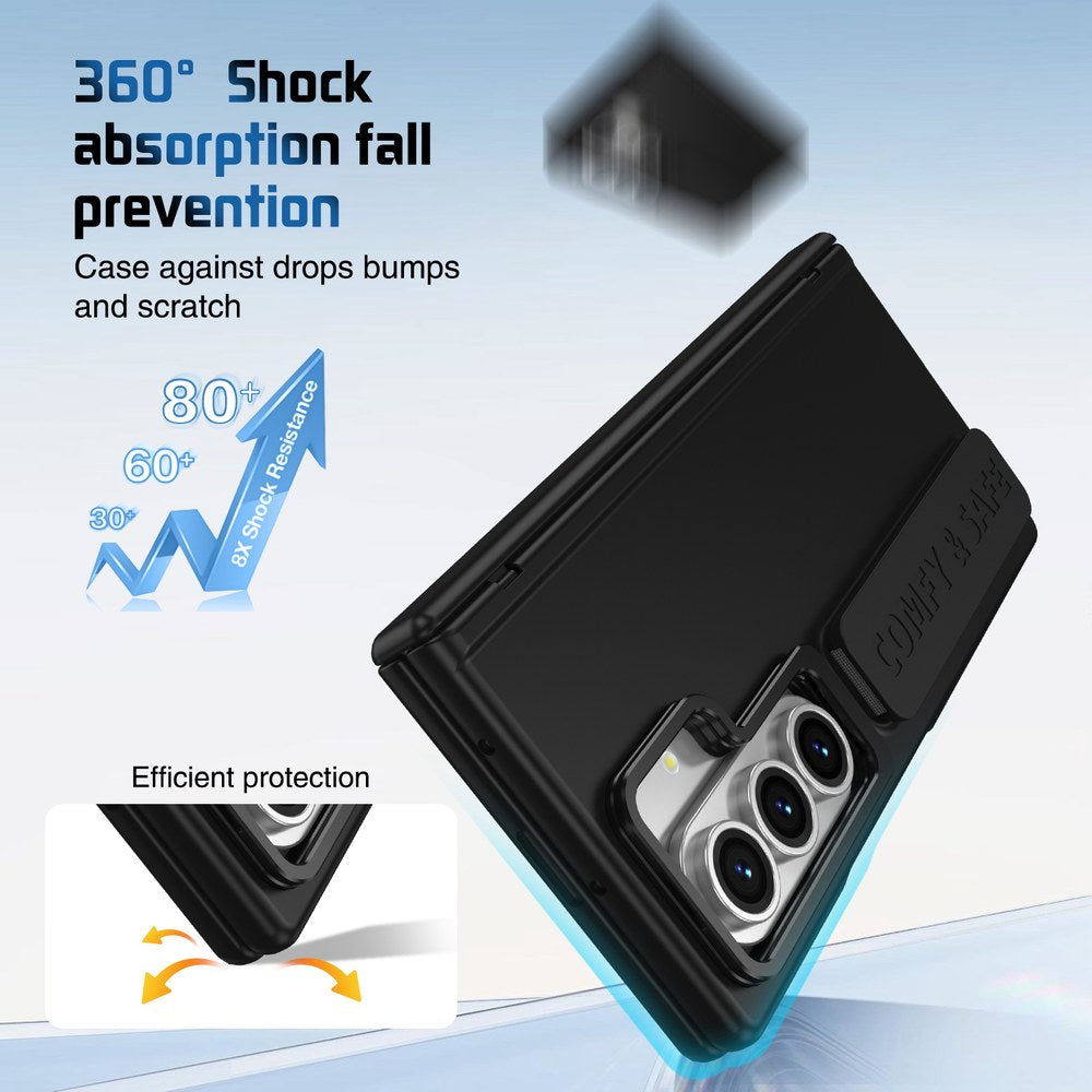 Husă Samsung Z Fold 8 Ultra CamBracket integrală, Black