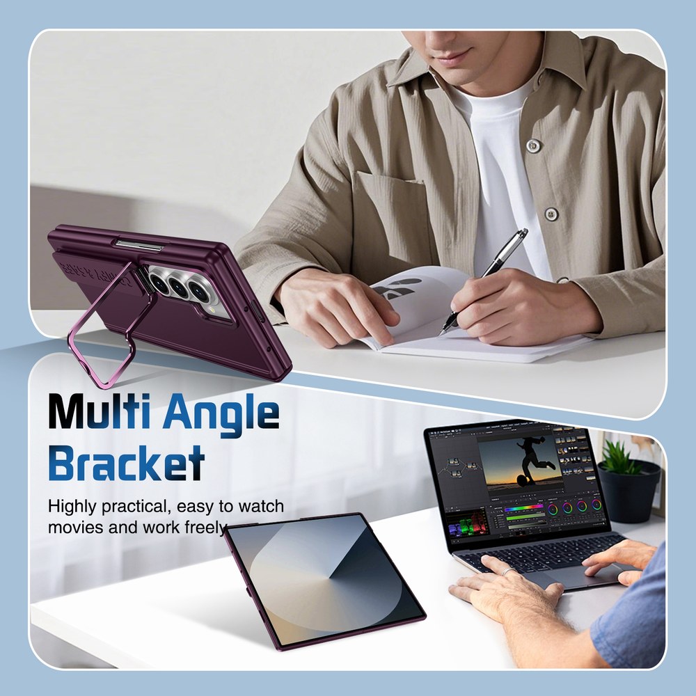 Husă Samsung Z Fold 8 Ultra CamBracket integrală, Bordo