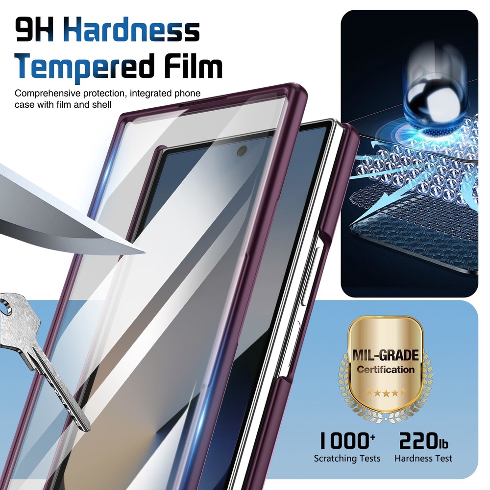Husă Samsung Z Fold 8 Ultra CamBracket integrală, Bordo