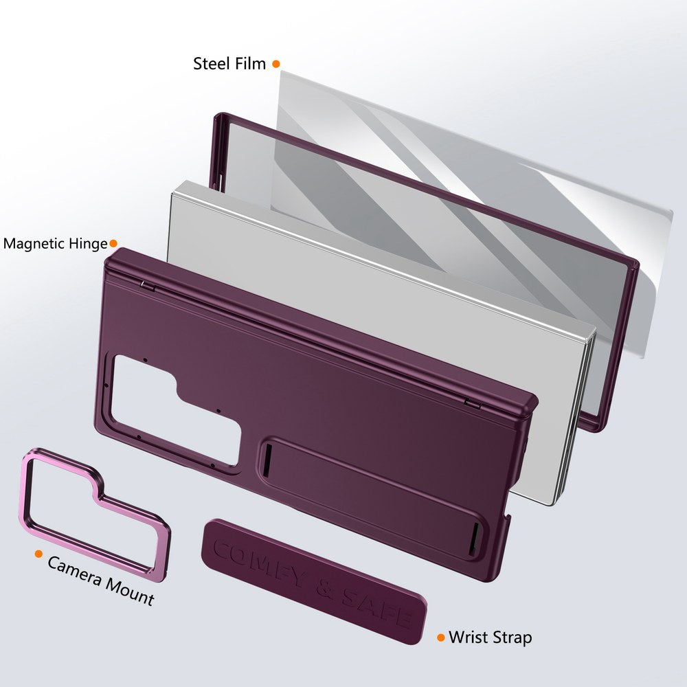 Husă Samsung Z Fold 8 Ultra CamBracket integrală, Bordo