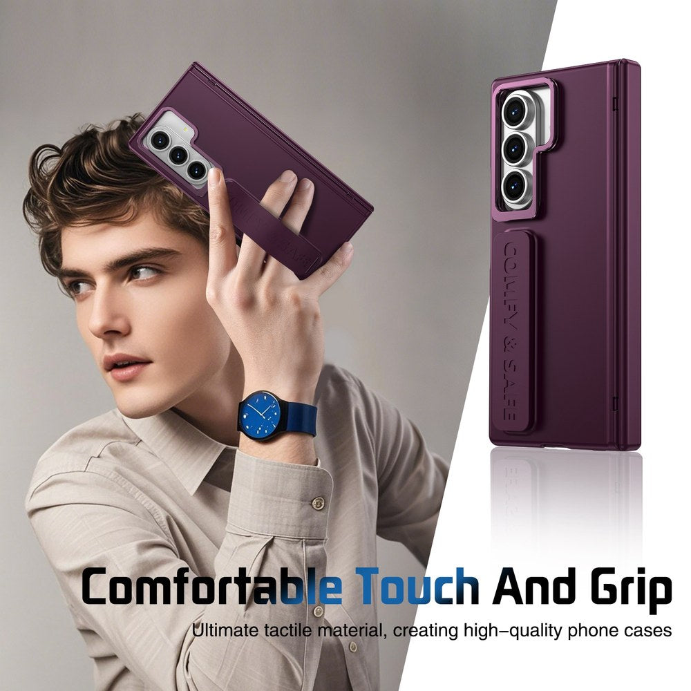 Husă Samsung Z Fold 8 Ultra CamBracket integrală, Bordo