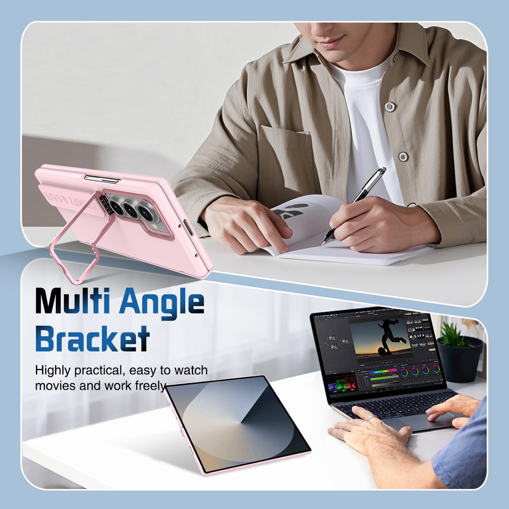 Husă Samsung Z Fold 8 Ultra CamBracket integrală, Pink