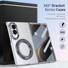 Husă Samsung Z Fold 8 MagRing integrală, Clear/Black