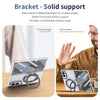 Husă Samsung Z Fold 8 MagRing integrală, Clear/Black