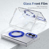 Husă Samsung Z Fold 8 MagRing integrală, Clear/Blue