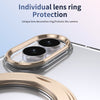 Husă Samsung Z Fold 8 MagRing integrală, Clear/Desert Gold