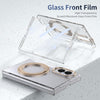 Husă Samsung Z Fold 8 MagRing integrală, Clear/Desert Gold