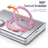 Husă Samsung Z Fold 8 MagRing integrală, Clear/Pink