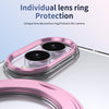 Husă Samsung Z Fold 8 MagRing integrală, Clear/Pink