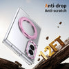 Husă Samsung Z Fold 8 MagRing integrală, Clear/Pink