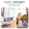 Husă Samsung Z Fold 8 MagRing integrală, Clear/Pink