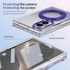 Husă Samsung Z Fold 8 MagRing integrală, Clear/Purple