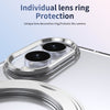 Husă Samsung Z Fold 8 MagRing integrală, Clear/Silver