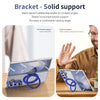 Husă Samsung Z Fold 8 Ultra MagRing integrală, Clear/Blue