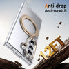 Husă Samsung Z Fold 8 Ultra MagRing integrală, Clear/Desert Gold