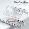 Husă Samsung Z Fold 8 Ultra MagRing integrală, Clear/Desert Gold