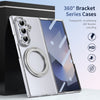 Husă Samsung Z Fold 8 Ultra MagRing integrală, Clear/Silver