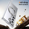 Husă Samsung Z Fold 8 Ultra MagRing integrală, Clear/Silver