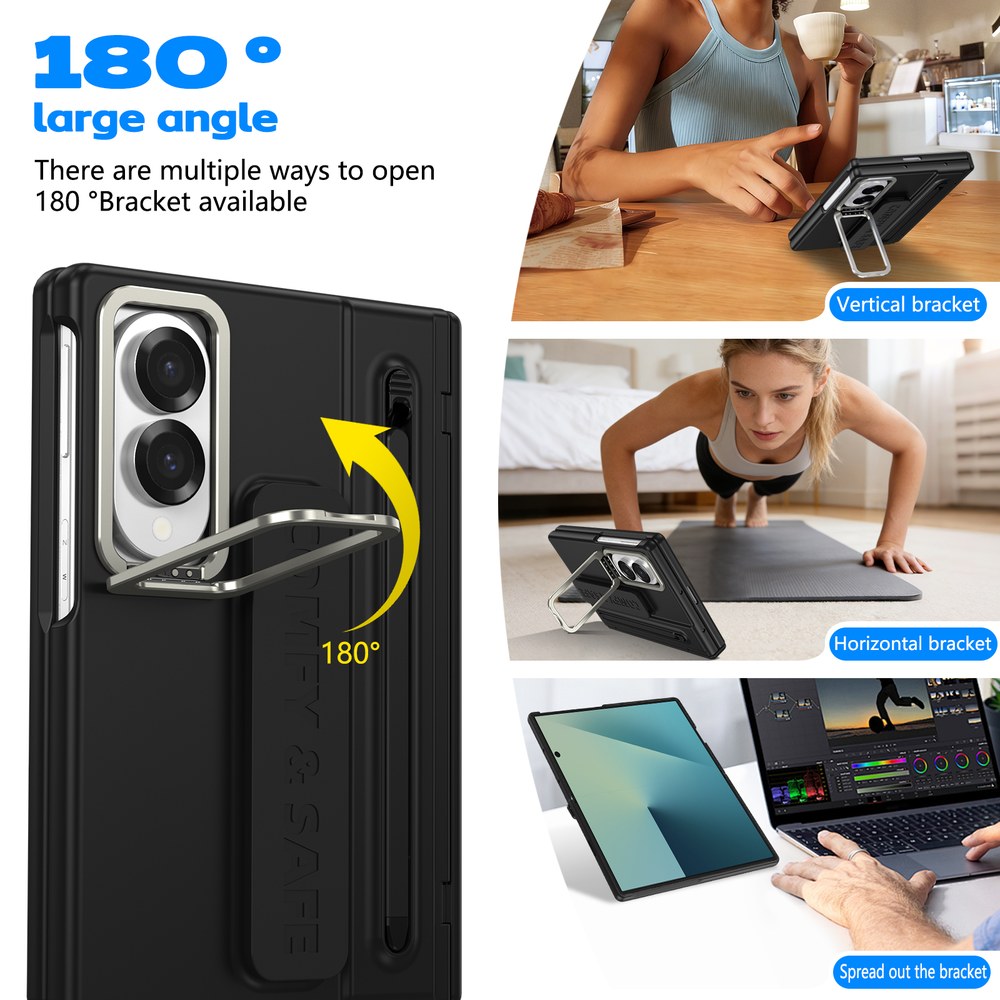 Husă Samsung Z Fold 8 CamBracket II TouchPen, Black