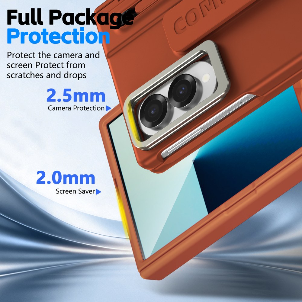 Husă Samsung Z Fold 8 CamBracket II TouchPen, Brown