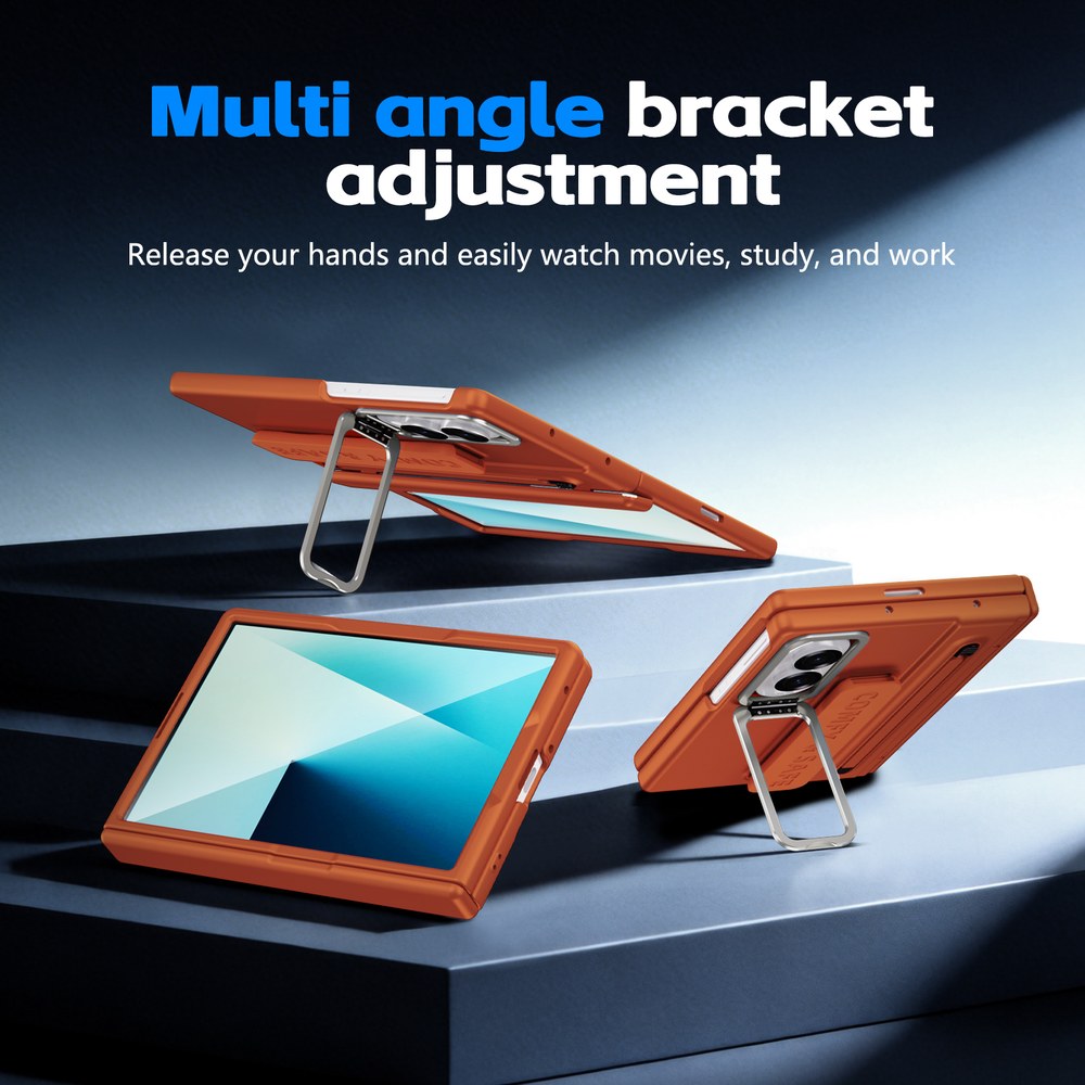 Husă Samsung Z Fold 8 CamBracket II TouchPen, Brown
