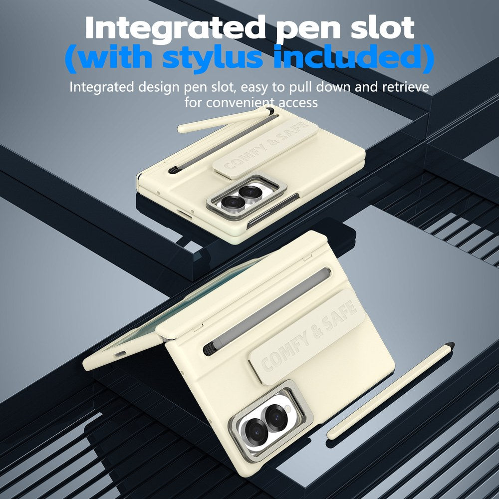 Husă Samsung Z Fold 8 CamBracket II TouchPen, Cream
