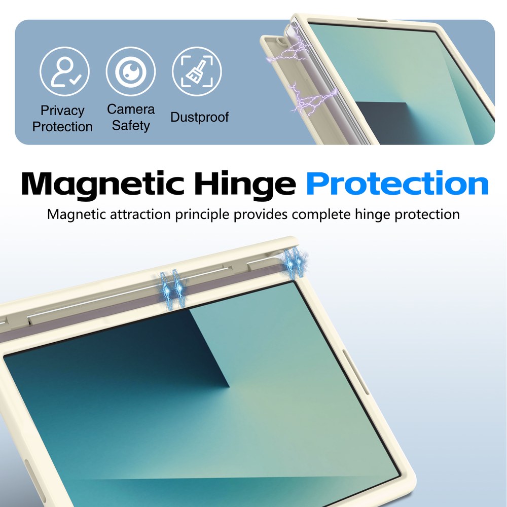 Husă Samsung Z Fold 8 CamBracket II TouchPen, Cream