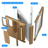 Husă Samsung Z Fold 8 CamBracket II TouchPen, Gold
