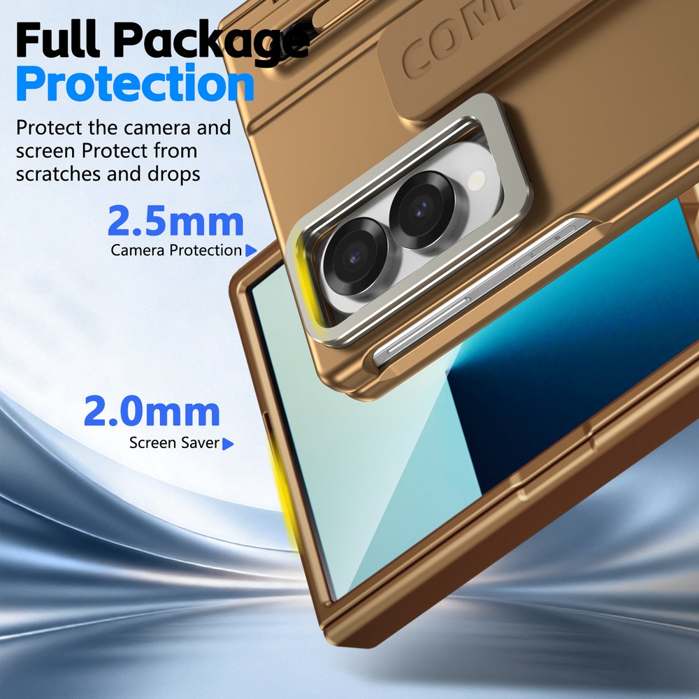 Husă Samsung Z Fold 8 CamBracket II TouchPen, Gold