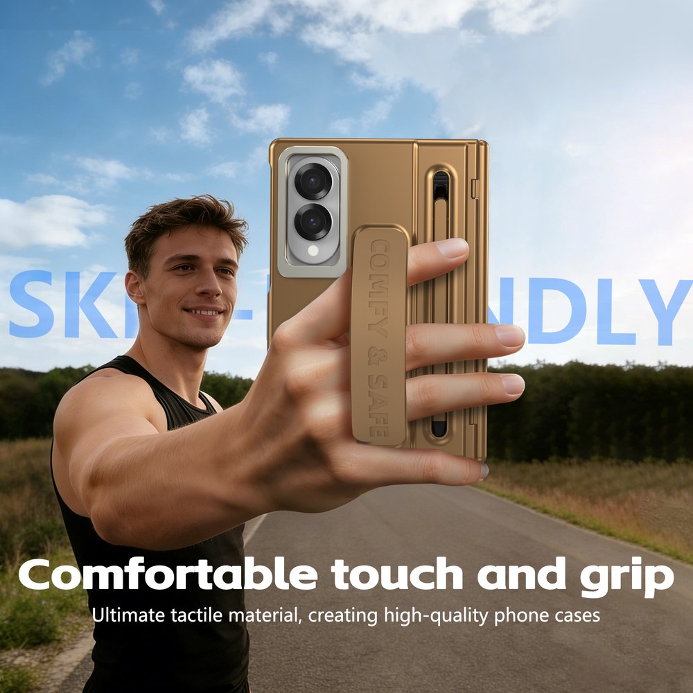 Husă Samsung Z Fold 8 CamBracket II TouchPen, Gold