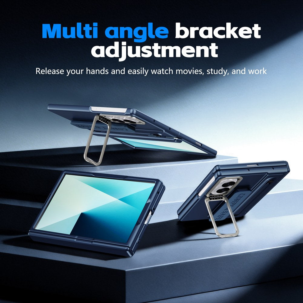 Husă Samsung Z Fold 8 CamBracket II TouchPen, Dark Blue
