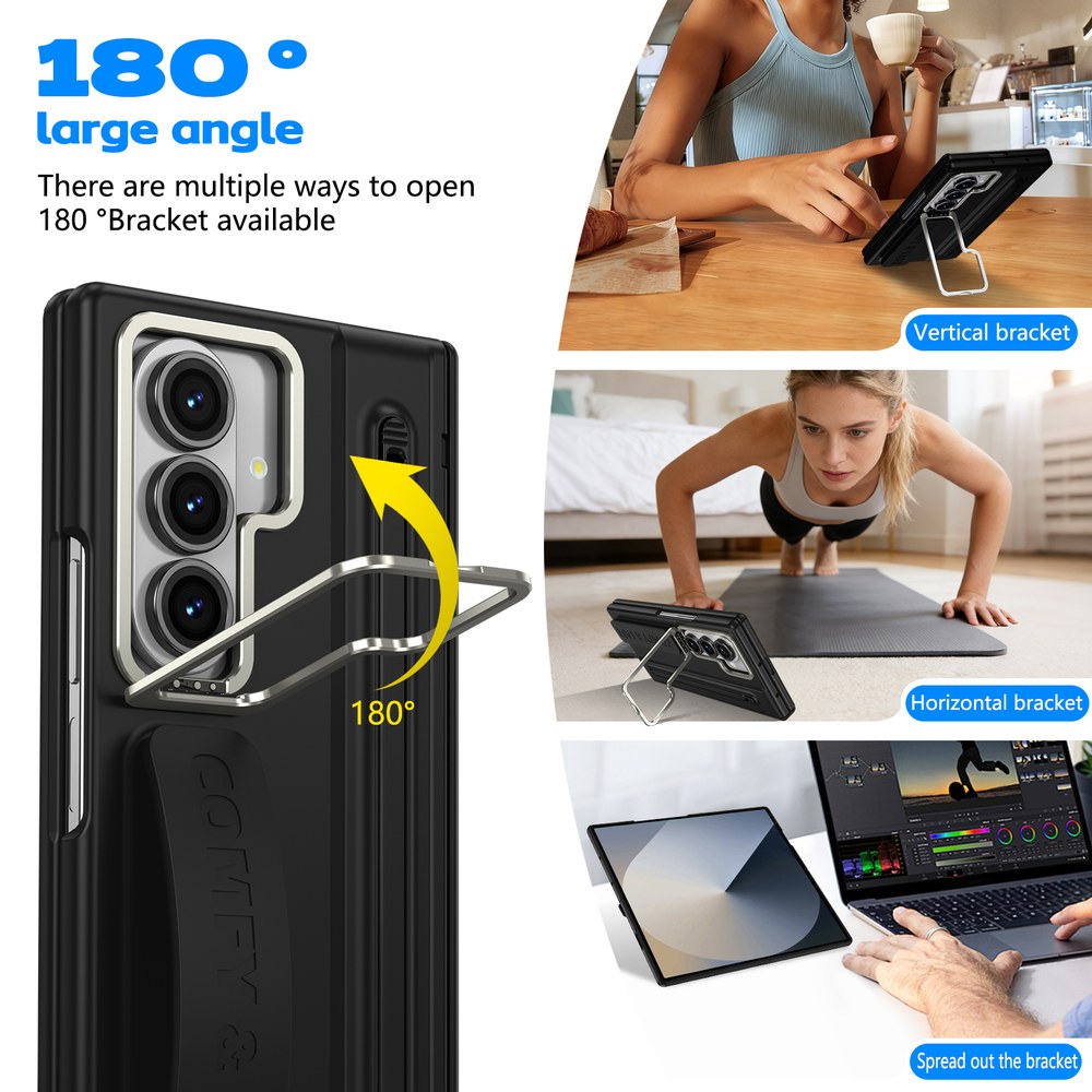 Husă Samsung Z Fold 8 Ultra CamBracket II TouchPen, Black