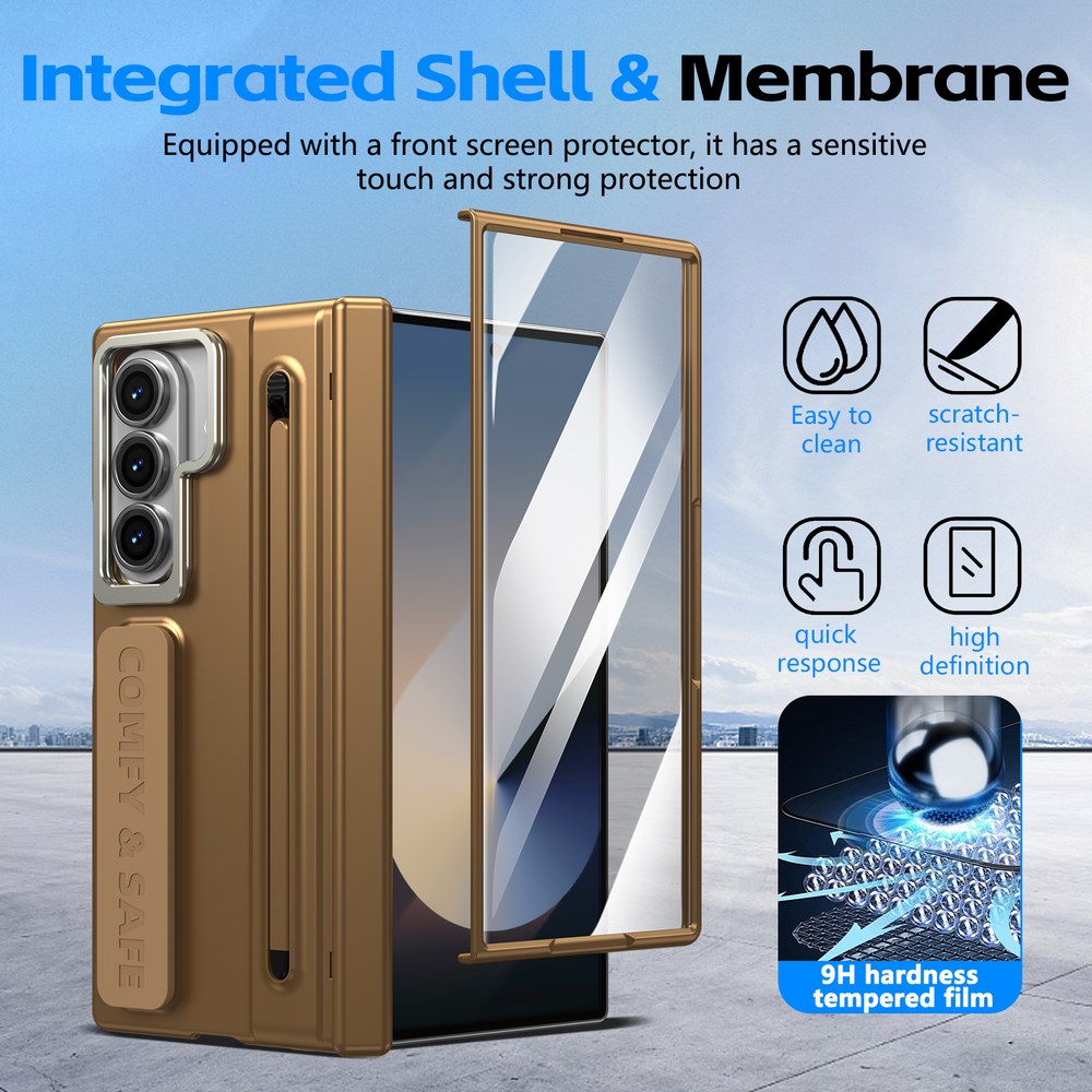 Husă Samsung Z Fold 8 Ultra CamBracket II TouchPen, Gold
