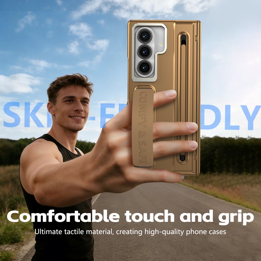 Husă Samsung Z Fold 8 Ultra CamBracket II TouchPen, Gold