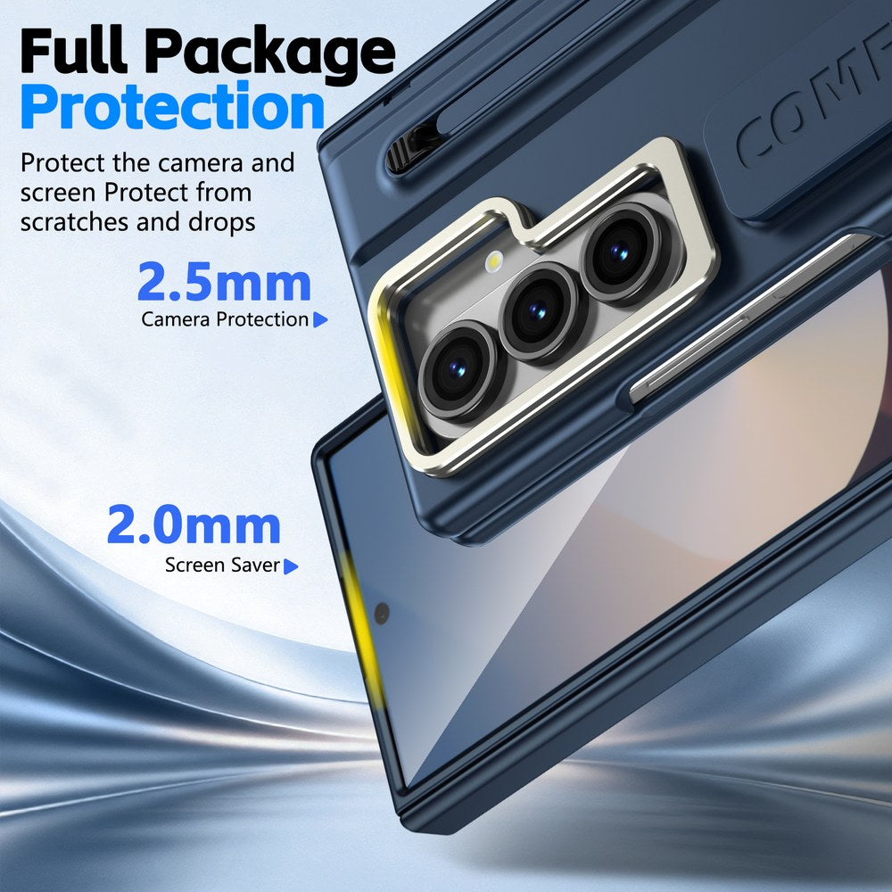 Husă Samsung Z Fold 8 Ultra CamBracket II TouchPen, Dark Blue
