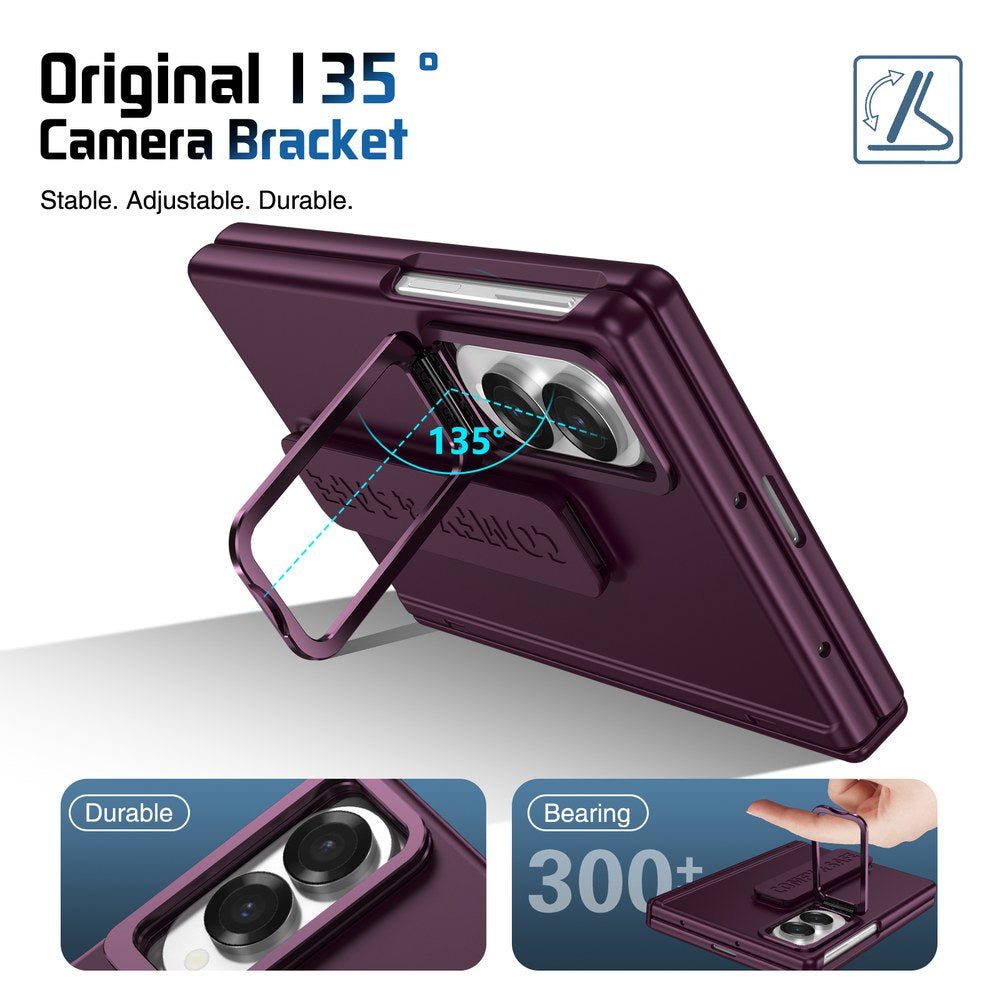 Husă Samsung Z Fold 8 CamBracket II integrală, Bordo