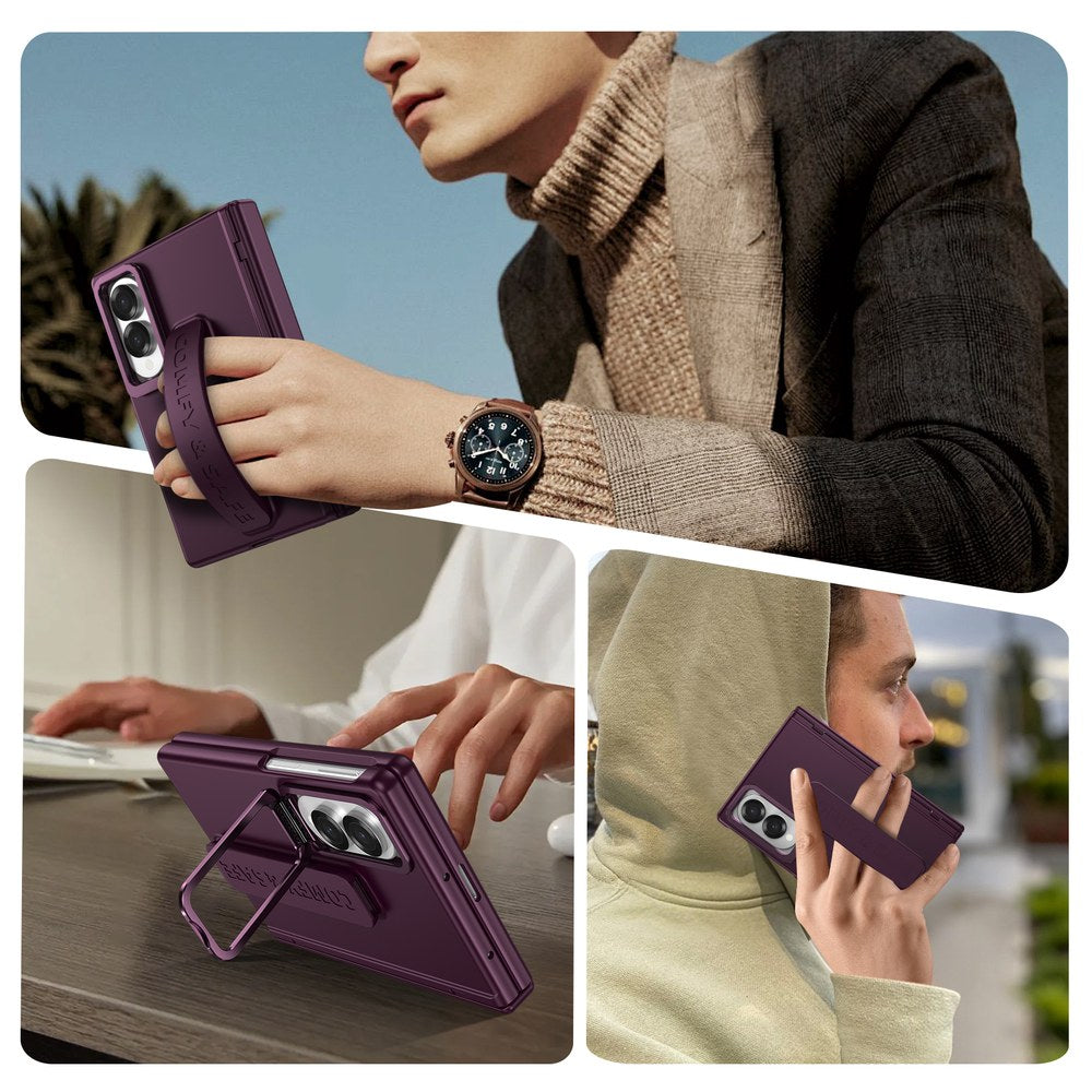 Husă Samsung Z Fold 8 CamBracket II integrală, Bordo