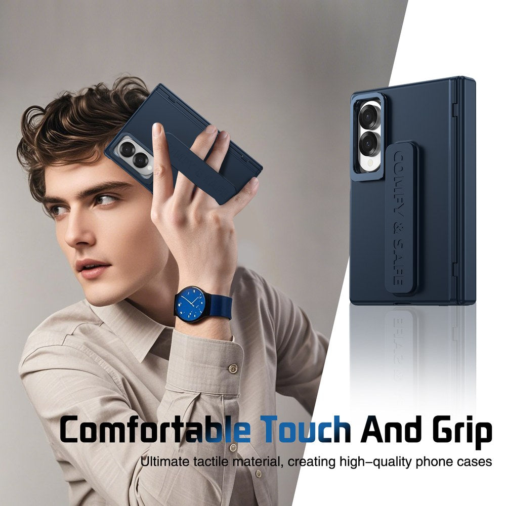 Husă Samsung Z Fold 8 CamBracket II integrală, Navy Blue