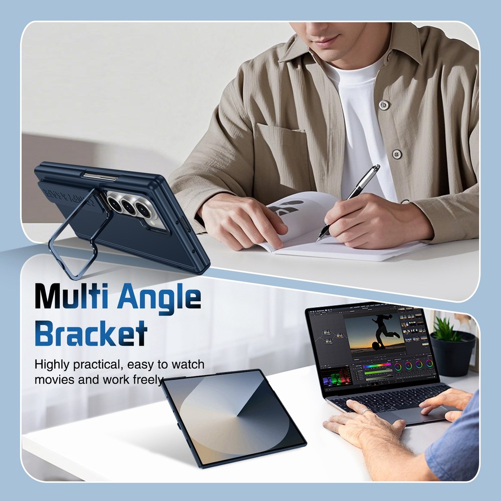 Husă Samsung Z Fold 8 Ultra CamBracket II integrală, Navy Blue