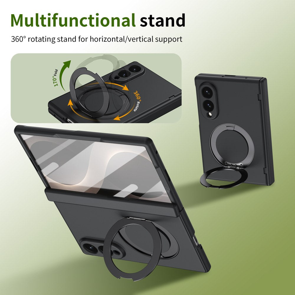 Husă Samsung Z Fold 8 MagRing integrală Frosted, Black
