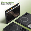 Husă Samsung Z Fold 8 MagRing integrală Frosted, Black