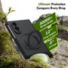 Husă Samsung Z Fold 8 MagRing integrală Frosted, Black