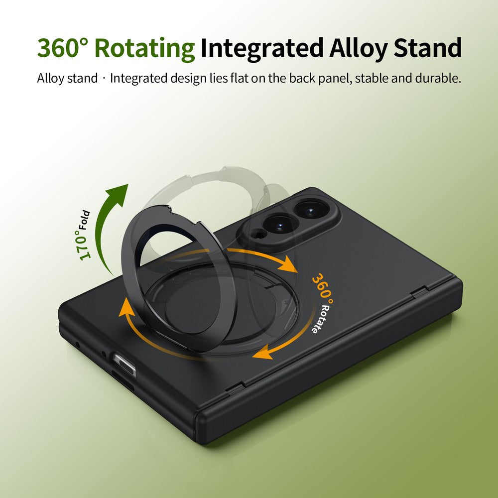 Husă Samsung Z Fold 8 MagRing integrală Frosted, Black